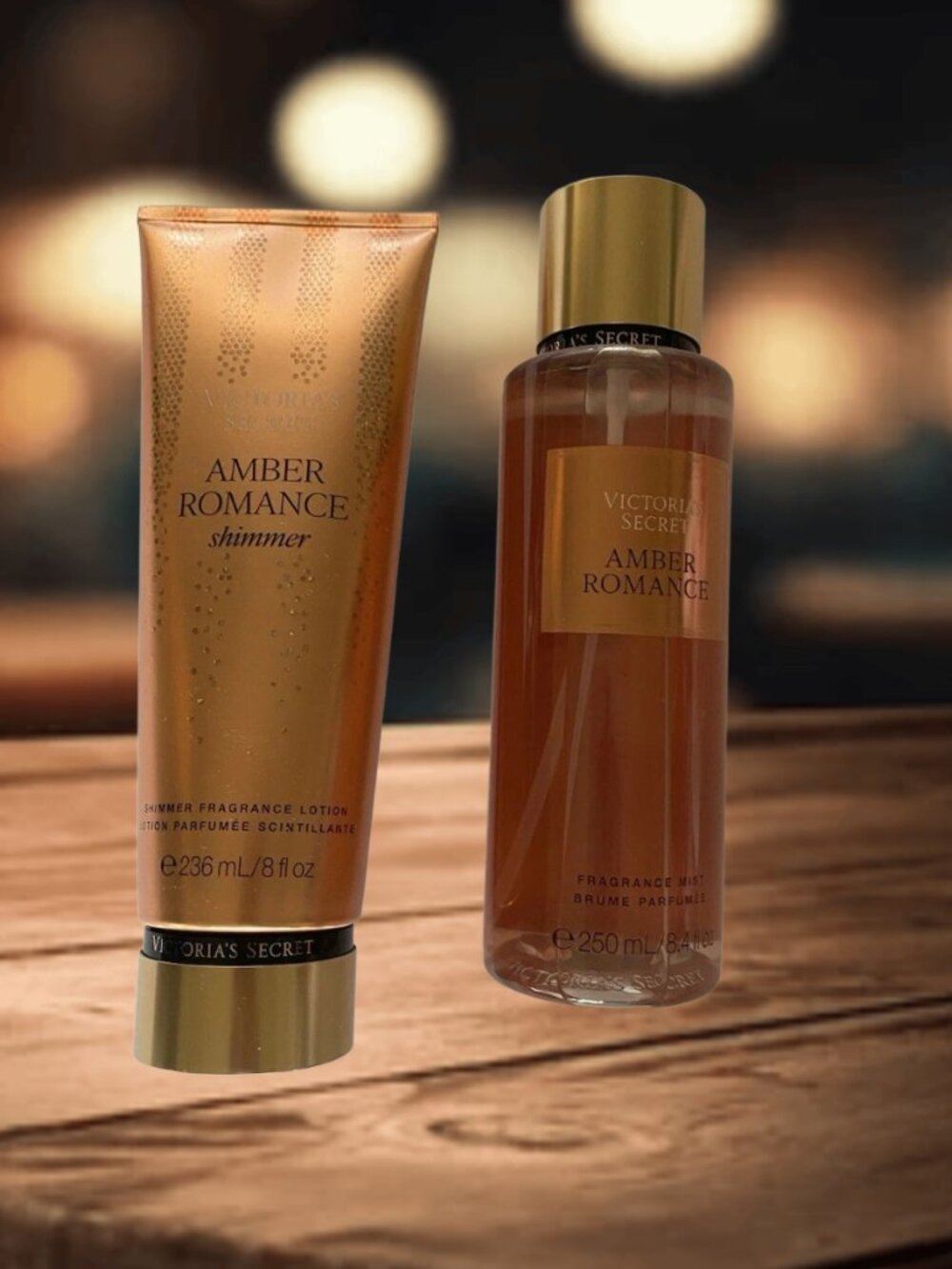 Amber Romance Shimmer Frangrant Lotion & Body Mist NWT
